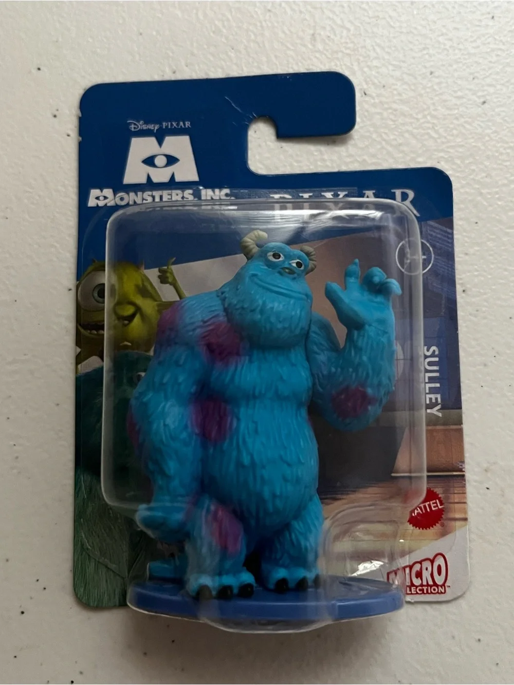 Disney Monsters, Inc. Sulley Blue and Purple Micro Figure